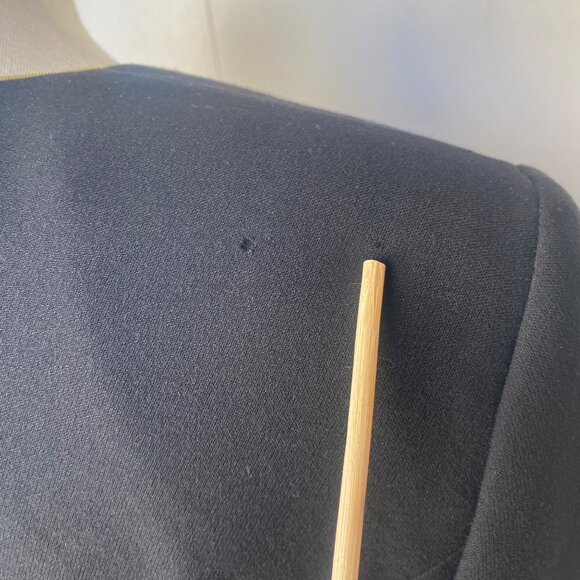 Escada Couture Button Down Jacket Blazer Wool Black - Picture 11 of 16